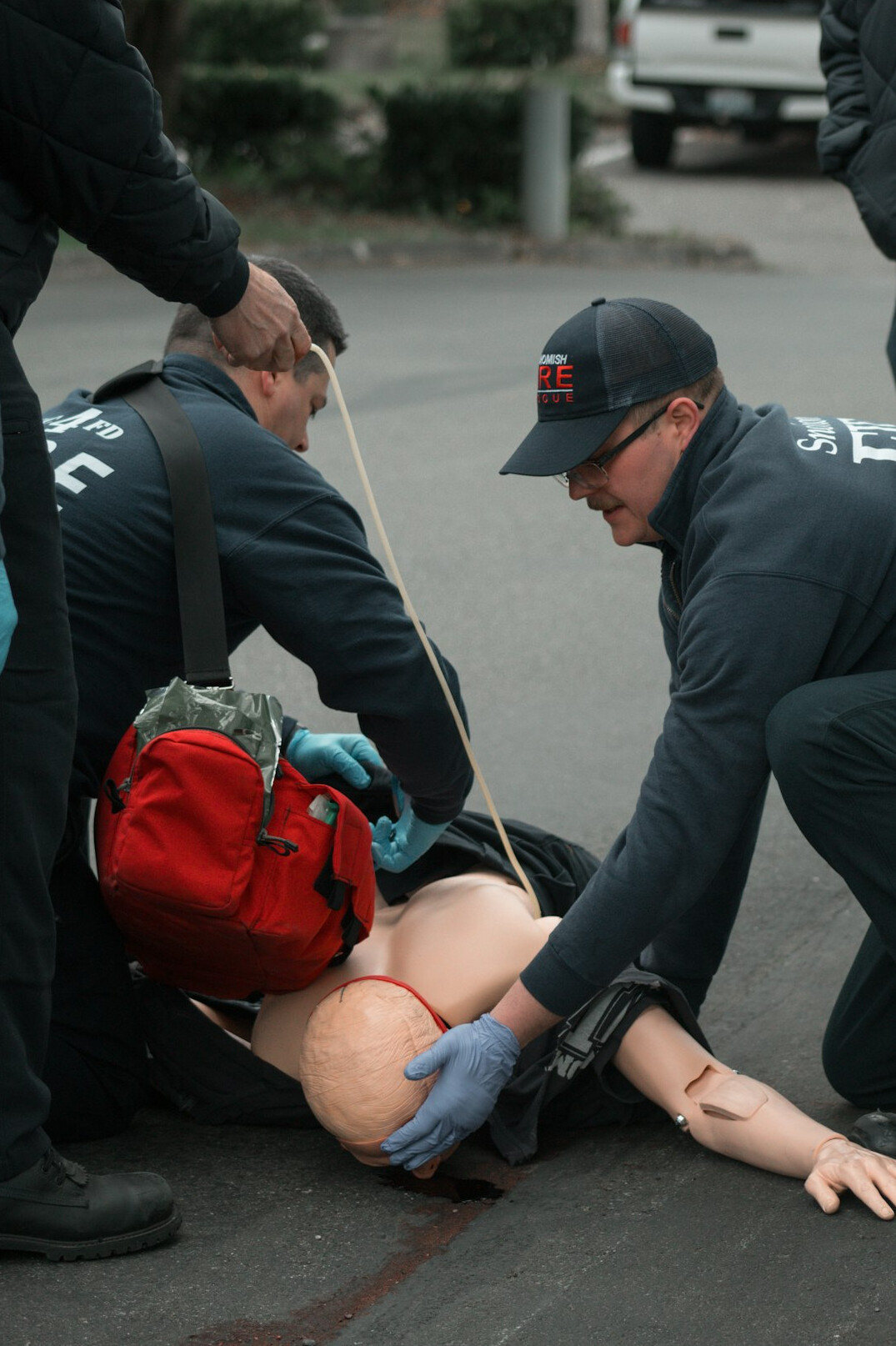 first aid training session