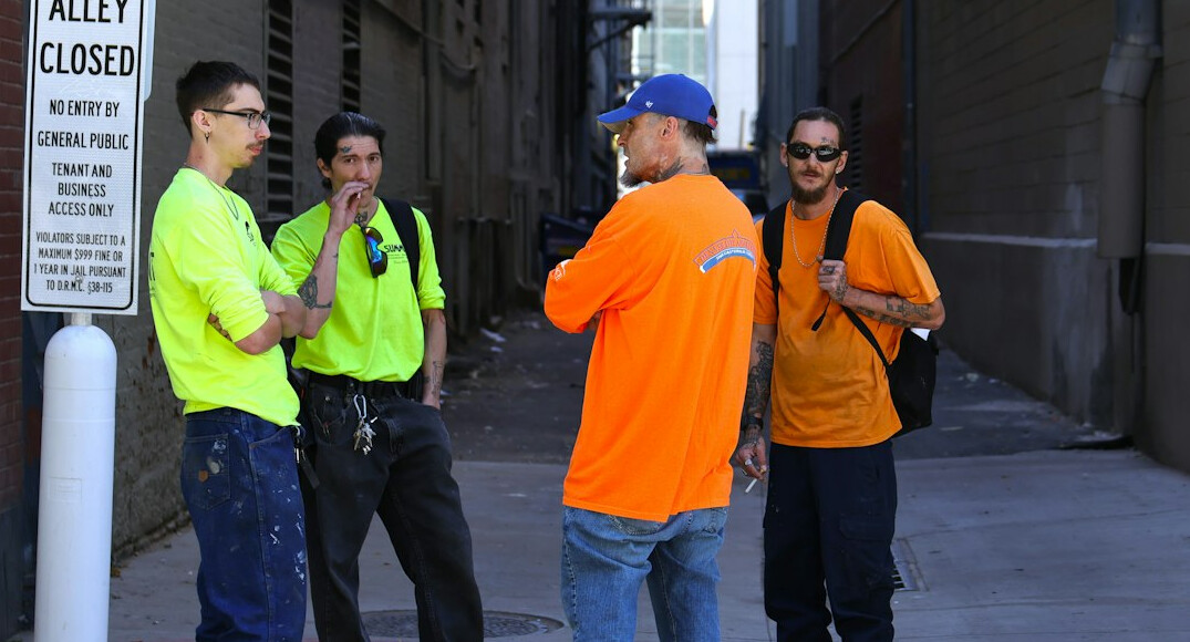 safety instructor teaching group